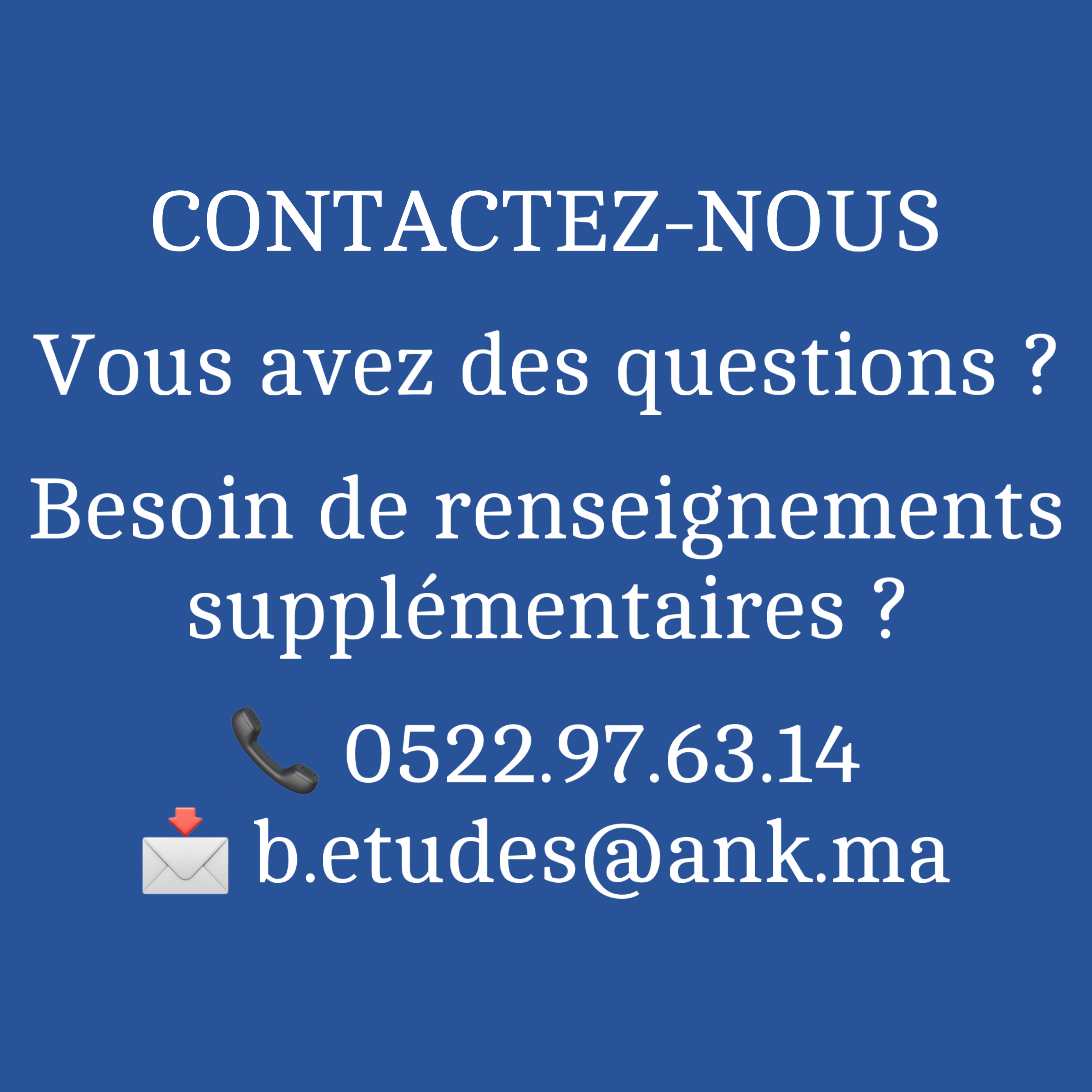 Contactez Nous